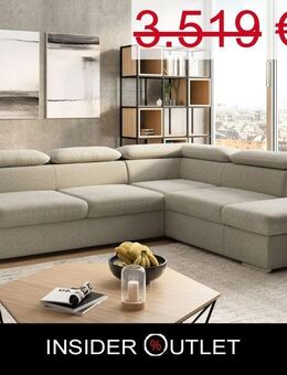 Ecksofa 272x226cm Beige Schlaffunktion Microfaser Valentine Bettf - Köln