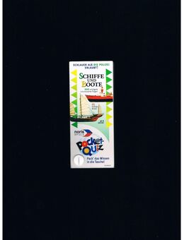 Noris-Spiel-Schiffe und Boote,200 Fragen-Pocket Quiz,1995,ab 8 Jahre - Linnich