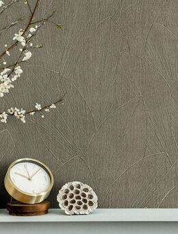 Marburg Vliestapete Tapete Leaf Harmony, geprägt, floral, moderne Vliestapete für Wohnzimmer Schlafzimmer Küche