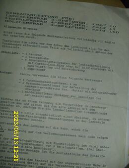 Einbauanleitung KBA 70200 für Wurzelholz u. Lederlenkrad Raid 10 ; 11; 10 D - Georgenberg