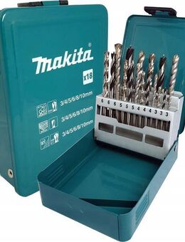 Makita D-46202 18-teiliges Holzbohr-, Mauerwerks- und Metallbohrerset - Wuppertal