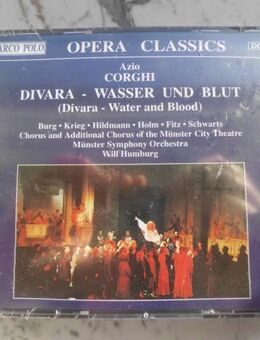 Azio Corghi: Divara-Wasser und Blut. Oper 2 CDs EAN 730099370622 ovp 4,- - Flensburg