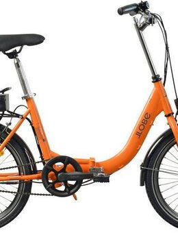 LLobe E-Bike Faltrad Elektro Faltrad 20" Pure orange, ohne Schaltung, Heckmotor, 187,2 Wh