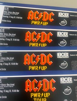 4x AC / DC Golden Circle Tickets Karlsruhe - Karlsruhe