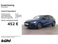 Audi A3, Sportback S line 35 TFSI 19 ASI Optik schwarz plus Sonos, Jahr 2022 - Gifhorn