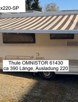 Thule Wandmarkise Omnistar 61430 ca 390 lang, Ausladung 220, gebr - Schotten Zentrum