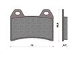Motorradteile Aprilia One Bremsbeläge vorn front-brake-pads Pista Pegaso Strada in 37632