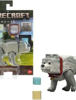 Mattel® Actionfigur Minecraft Dennis der Wolf, (Set)