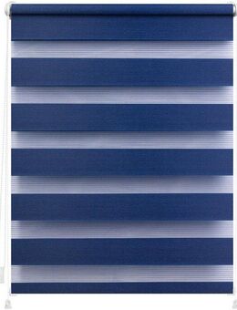 Doppelrollo Duo Rollo Klemmfix, ohne Bohren, verspannt, LICHTBLICK ORIGINAL, halbtransparent, verspannt, Klemmfix, Einfache Klemm-Montage ohne Bohren. Für Fenster & Türen geeignet.