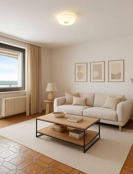 Helle 3-Zimmer-Wohnung mit Südbalkon und Weitblick über Frankfurt - Frankfurt (Main)