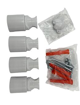 Schwenkbares Halterungs-Set für Badheizkörper - Lonnerstadt