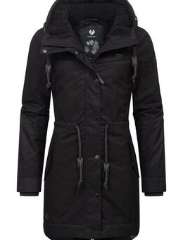 Ragwear Winterjacke YM-Canny stylischer Damen Kurzmantel Parka mit Kapuze