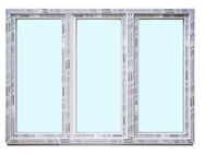 Kunststofffenster Fenster auf Lager abholbar 210x150 cm 3-flg. - Essen