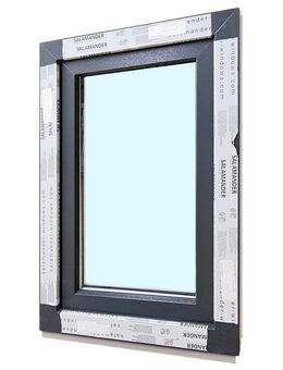 Kunststofffenster, Fenster auf Lager Anthrazit 60x90 cm DrehKipp - Essen