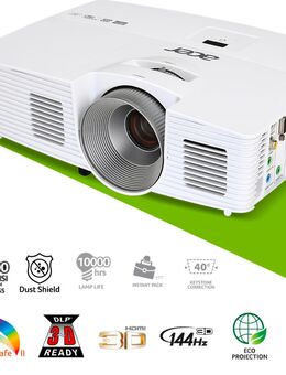 Home Entertainment Acer H5380BD mit Leinwand für Kinoerlebnis Zuhause - Diekholzen