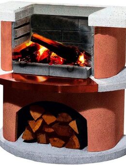 Buschbeck Holzkohlegrill Grillbar Bologna, BxTxH: 110x65x93 cm