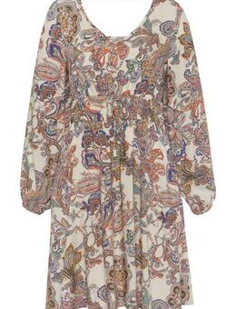 Vivance Druckkleid mit Paisleydruck und Taschen, langärmliges Sommerkleid, Freizeitkleid
