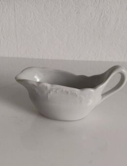 kleine Sauciere mit Griff Bavaria Saucenschale ca. 5cm hoch 12cm lang 5cm breit - Essen