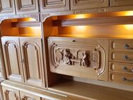 Wohnzimmerschrank massiv Eiche hell - Königsbrunn Zentrum