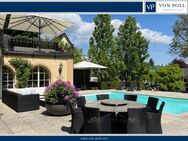 VON POLL - BAD HOMBURG:Denkmalgeschütztes Stadtpalais (kernsaniert) mit Pool, Poolbar und Privatpark - Bad Homburg (Höhe)