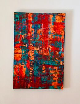 Acrylbild 60x90 cm in Soachteltechnik - Unikat - Rösrath Zentrum