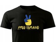 HANDMADE Solidarität WAR Freiheit Ukraine T-Shirt alle Größen S M L XL XXL - Wuppertal