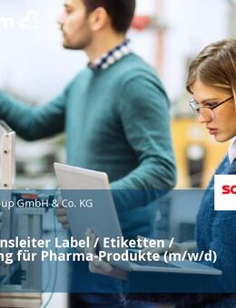 Produktionsleiter Label / Etiketten / Verpackung für Pharma-Produkte (m/w/d) - Dorfen