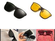 Sonnenbrille Oval ohne Rahmen Überbrille Brillen Aufsatz Vorhänger Gelb Grün  13,90 €* - Villingen-Schwenningen