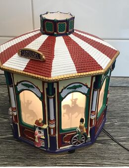 Altes KARUSSELL mit Beleuchtung Weihnachtsschmuck. - Meerbusch