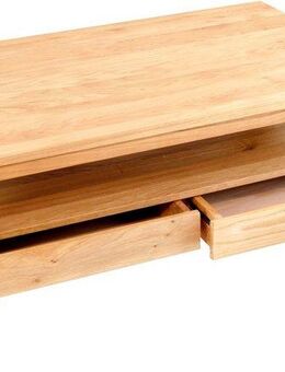 Paroli Couchtisch Bora, aus massivem Eichenholz, im Landhaus-Stil, Breite 110 cm