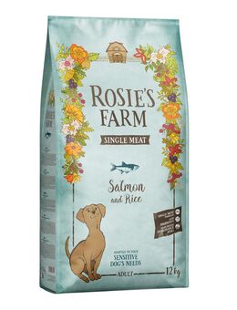 Rosie's Farm Single Meat Adult Lachs mit Reis - 12 kg
