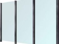 STAKET PRO Zaun, (Set), Glaszaun, Gesamtlänge: 3,284 m, 4 Pfosten