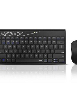 Rapoo 8000M kabelloses Tastatur-Maus-Set, Bluetooth, 2.4 GHz, 1300 DPI Tastatur- und Maus-Set