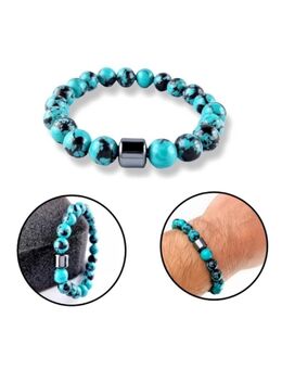Türkis Blaue Schwarze Armband Modeschmuck Armreif Dehnbar Unisex Armschmuck 9,90 €* - Villingen-Schwenningen