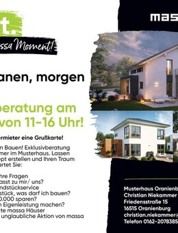 Tag der offenen Tür bei massa haus Berlin Sonntag 01. Juni 11-16Uhr - Rehfelde