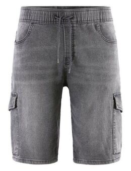 John Devin Shorts Bermuda, kurze Jogger Pants mit Cargotaschen, knielang, elastische Schlupf-Bermuda