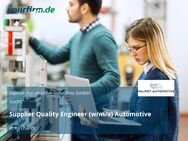 Supplier Quality Engineer (w/m/x) Automotive - Kirchardt