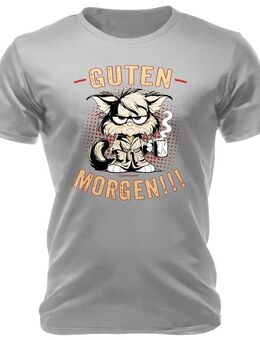 Lustiges T-Shirt Guten Morgen - RAHMENLOS® - Berlin