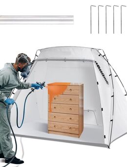 mobile Farbkabine Lackierkabin Sprühfarbe Schutzzelt Lackierzelt - Wuppertal