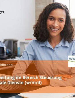 Sachbearbeitung im Bereich Steuerung und Zentrale Dienste (w/m/d) - Waldbronn