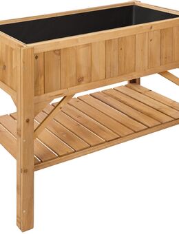 Hochbeet Holz Ablage Pflanzkasten Frühbeet Blumen Gemüse Kräuter Folie Balkon - Ingolstadt