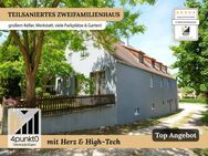 Teilsaniertes Zweifamilienhaus mit großem Keller, Werkstatt & Garten - Mönchsdeggingen
