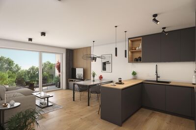 TOP LAGE !!!degressive Abschreibung 5% auf 6 Jahre!!! Neubau 2 Zimmer Eigentumswohnung 2. OG mit Lift