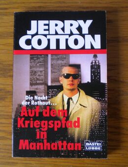 Auf dem Kriegspfad in Manhattan,Jerry Cotton,Bastei Lübbe,1991 - Linnich