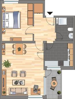Frisch renovierte 2-Zimmer-Wohnung in Bremerhaven! - Bremerhaven
