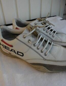 Head Strong Performance Leder Herren Sneakers Gr. 45 weiß Schuhe 12,- - Flensburg