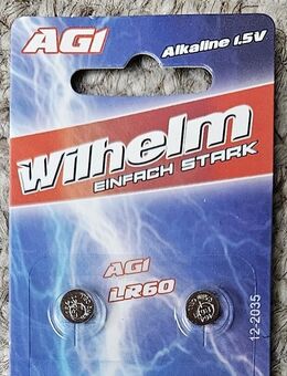 b10) 2x Alkaline Knopfzellen Knopfbatterie AG1 - LR60 -LR621 - SR621 - S621 - SR621SW - Garbsen