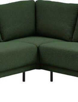 ATLANTIC home collection Ecksofa Ronny L-Form, mit Wellenunterfederung, organische Formsprache, organisches Sofa