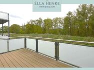 Erstbezug mit Fahrstuhl: Traumhafte, moderne 2-Zimmer-Wohnung mit großem Balkon + Blick ins Grüne - Osloß