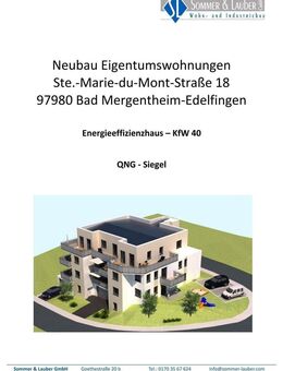 Energieeffiziente 4-Zimmer-Eigentumswohnung 06 - KfW-40-Standard + QNG-Siegel - Bad Mergentheim